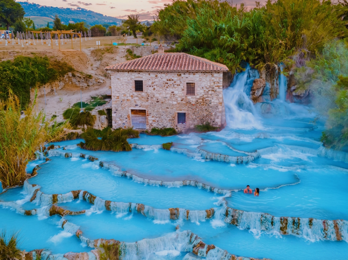 In a UNESCO-recognized thermal town